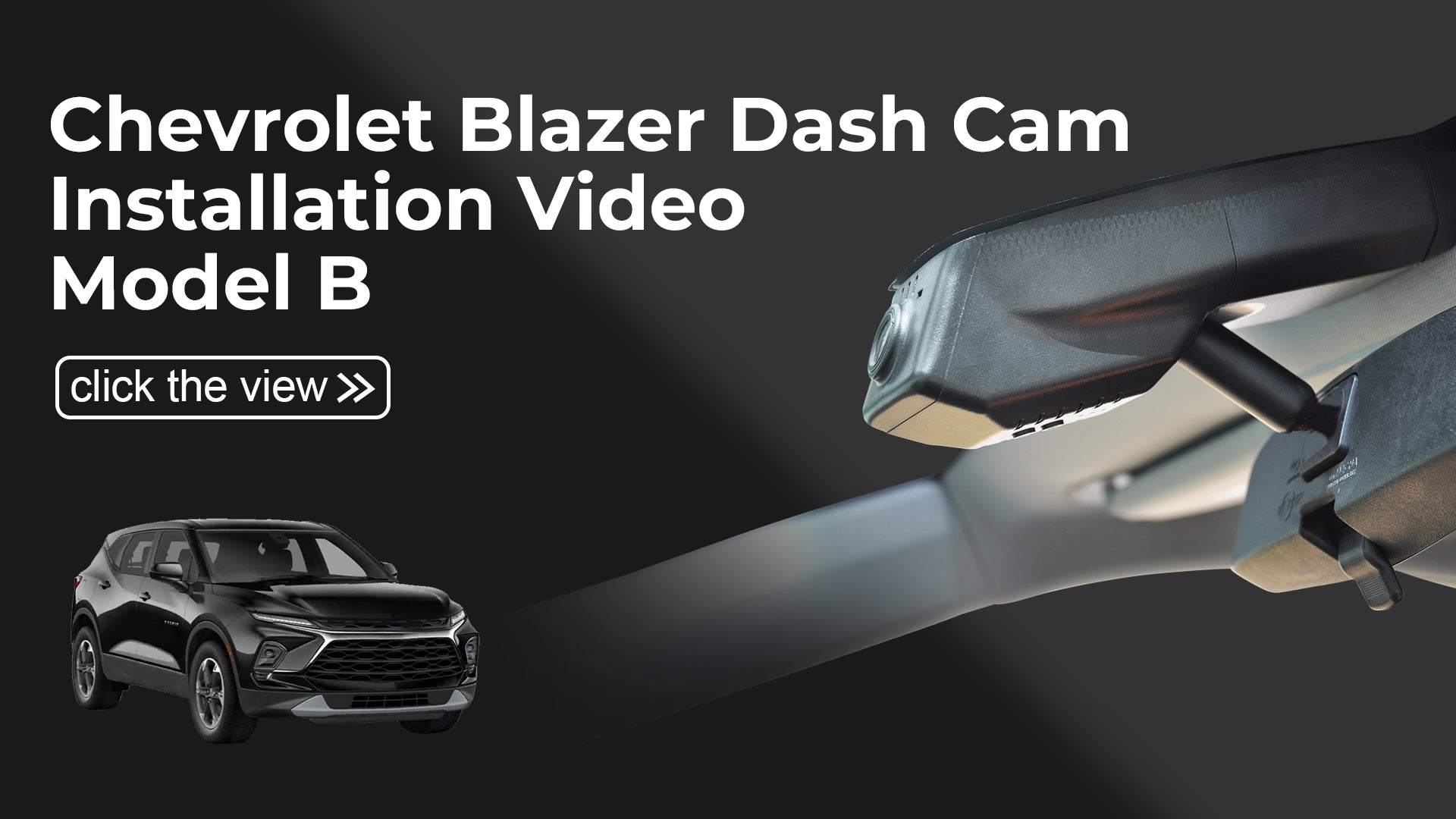 Load video: Mangoal Front 4K HDR Dash Cam STARVIS 2 for Chevy 5th Gen Blazer 2019-2025 (Model B)