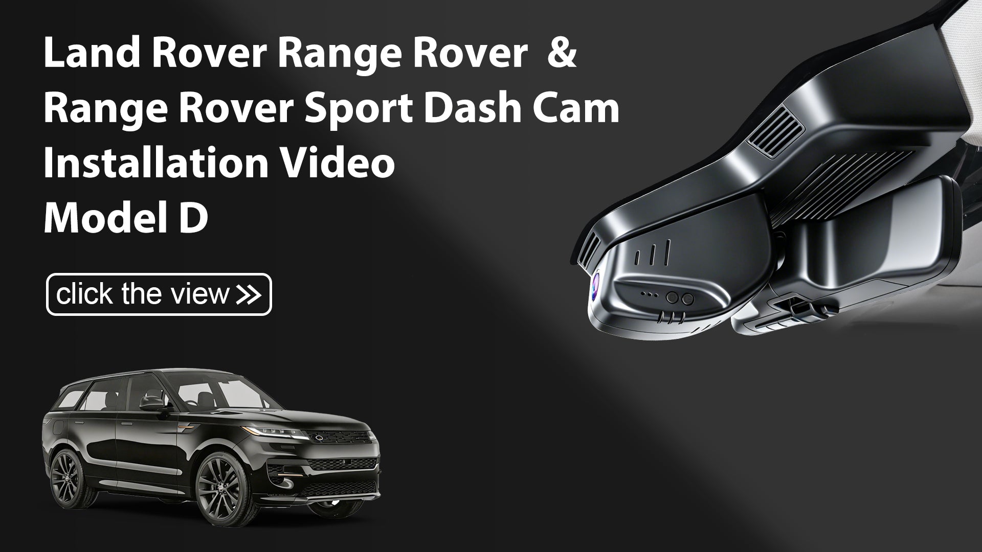 Load video: Mangoal Front 4K HDR Dash Cam STARVIS 2 for Land Rover Range Rover Gen5 &amp; Range Rover Sport Gen3 L461(Model D)
